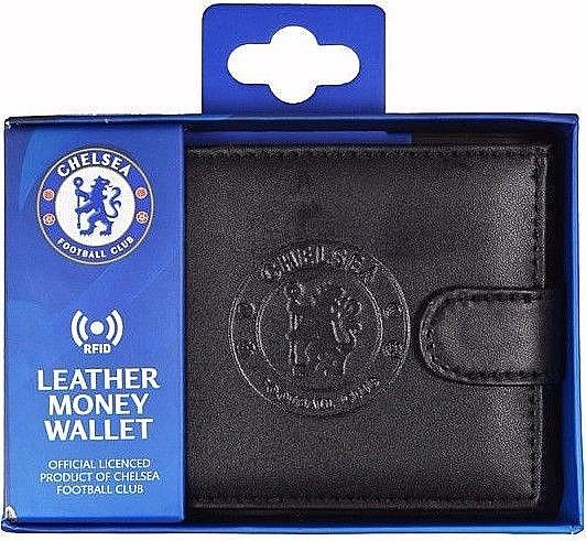 DEBOSSED CREST RFID REAL LEATHER FOOTBALL CLUB SPORTS BOXED MONEY WALLET PURSE 