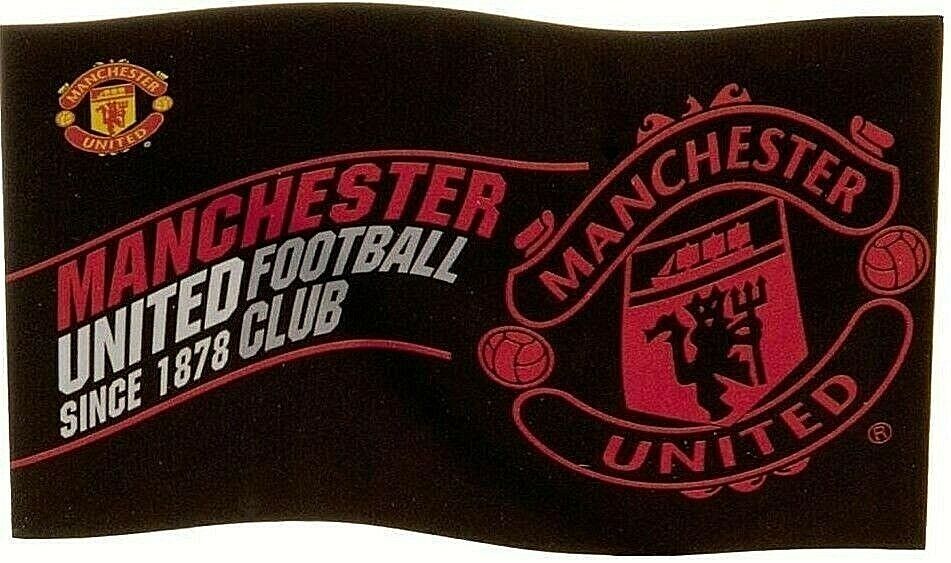 Manchester United Giant EST 1878 Crest Flag