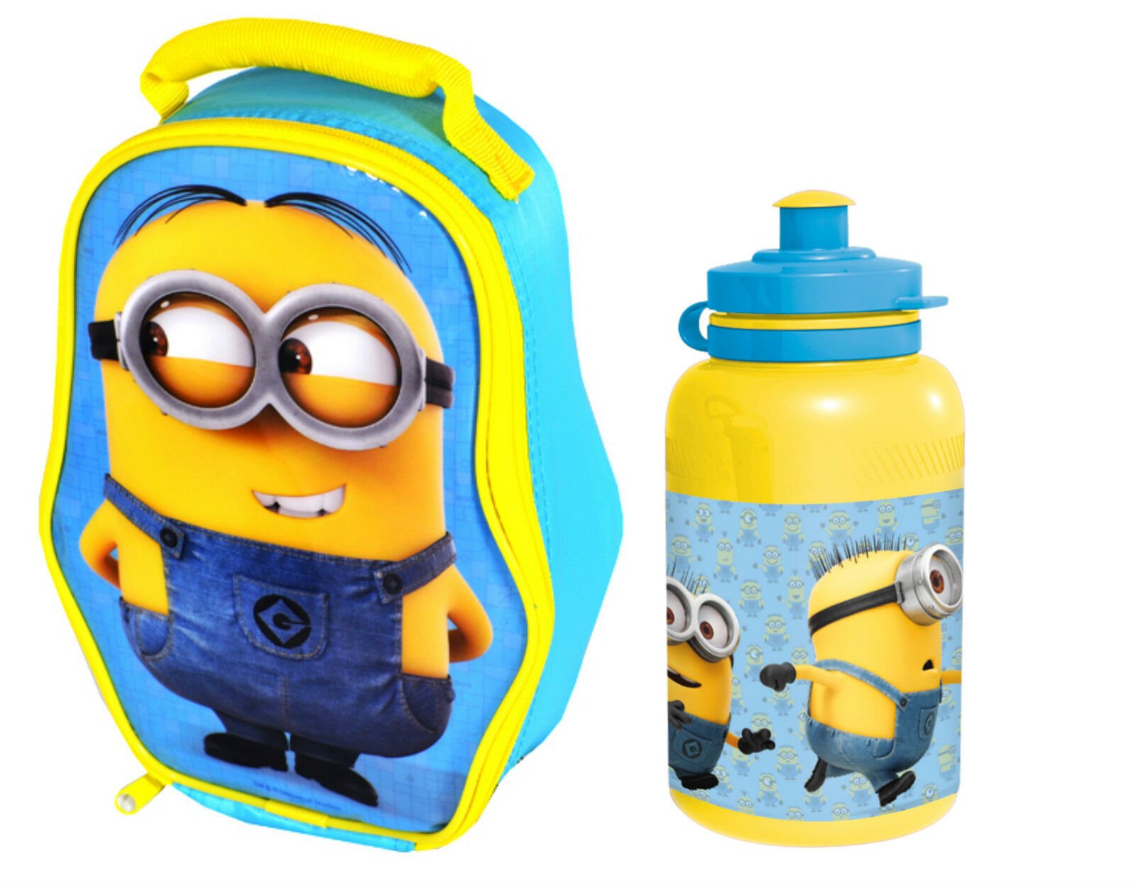DESPICABLE ME MINIONS CHILDRENS SCHOOL BOYS GIRLS KIDS INSULATED LUNCH BOX BAG 