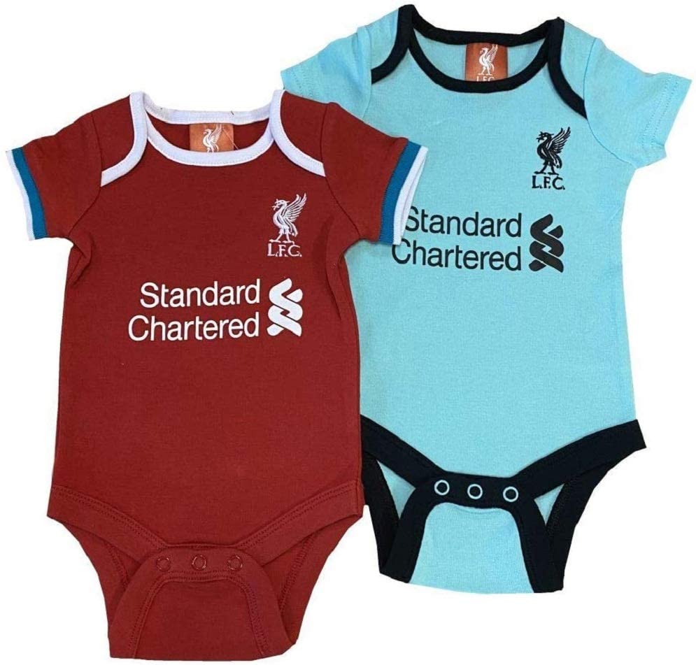 Liverpool F.C Kit Baby Sleepsuit Babygrow Official Merchandise 6-9 Months 